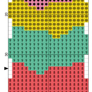 Charts Club Members Only: Scoops Cross Stitch Pattern – Daily Cross Stitch