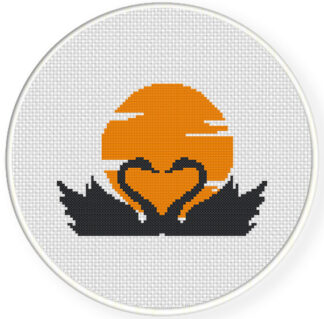 Charts Club Members Only: Swan Lovers Cross Stitch Pattern