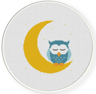 Sweet Dreams Owl Cross Stitch Pattern