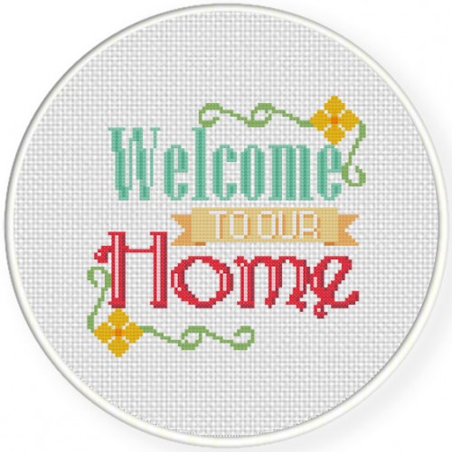 Welcome to our Home Cross Stitch Pattern – Daily Cross Stitch