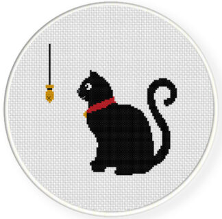 Black Cat Cross Stitch Pattern