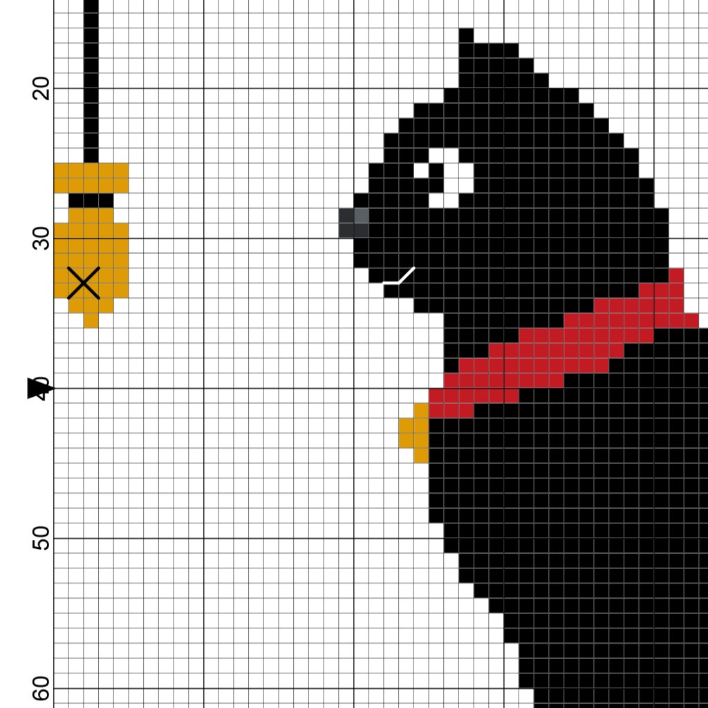 Вышивка крестом черная кошка pdf pattern