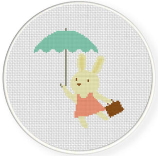 Bunny Poppins Cross Stitch Pattern