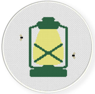 Charts Club Members Only: Camp Lantern Cross Stitch Pattern