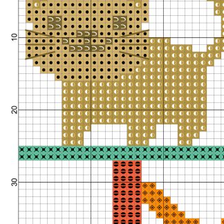 Cat Playhouse Cross Stitch Pattern – Daily Cross Stitch