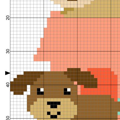 Doggy Houses Cross Stitch Pattern – Daily Cross Stitch