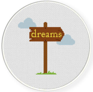 Follow Your Dreams Cross Stitch Pattern