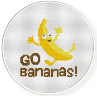 Go Bananas Cross Stitch Pattern