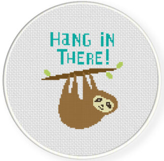 Charts Club Members Only: Hang in There Cross Stitch Pattern