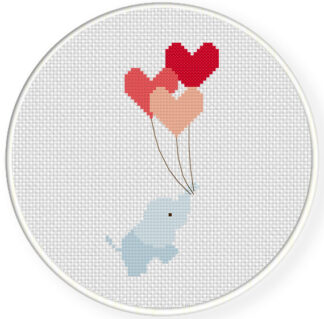 Hearts Away Cross Stitch Pattern