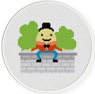 Humpty Dumpty Cross Stitch Pattern