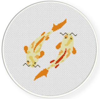 Koi Fish Cross Stitch Pattern