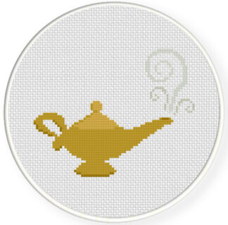 Magic Lamp Cross Stitch Pattern