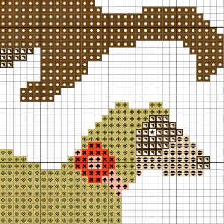 Mr. and Mrs. Ferret Cross Stitch Pattern – Daily Cross Stitch