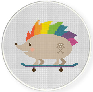 Charts Club Members Only: Punk-cupine Cross Stitch Pattern