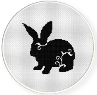 Charts Club Members Only: Rabbit Foliage Cross Stitch Pattern