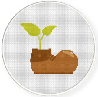 Shoe Seedling Cross Stitch Pattern