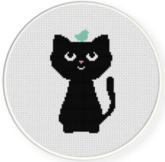 The Cat and the Bird Cross Stitch Pattern