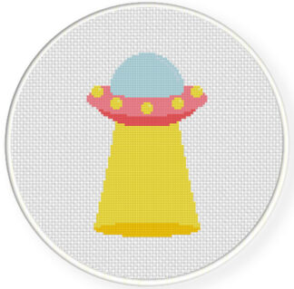 UFO Cross Stitch Pattern