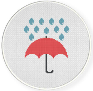 Umbrella Cross Stitch Pattern