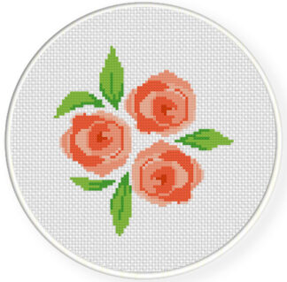 Charts Club Members Only: Bunch of Roses Cross Stitch Pattern