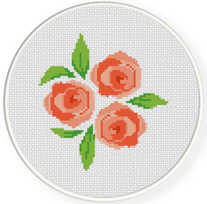 Charts Club Members Only: Bunch of Roses Cross Stitch Pattern – Daily ...