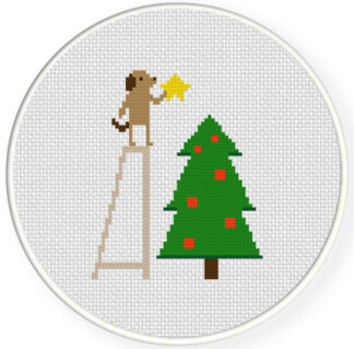 Christmas Star Cross Stitch Pattern