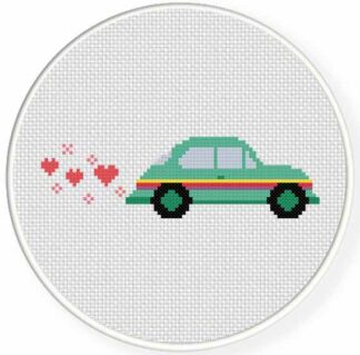 Colorful Beetle Cross Stitch Pattern
