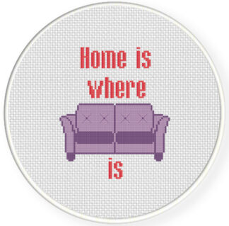 Charts Club Members Only: Couch Cross Stitch Pattern