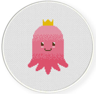 Charts Club Members Only: Cute Jelly Princess Cross Stitch Pattern