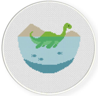 Cute Nessy Cross Stitch Pattern