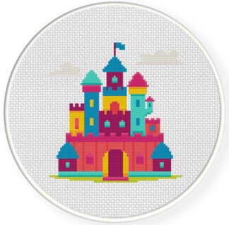 Charts Club Members Only: Dream Castle Cross Stitch Pattern
