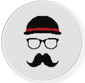 Hipster Cross Stitch Pattern