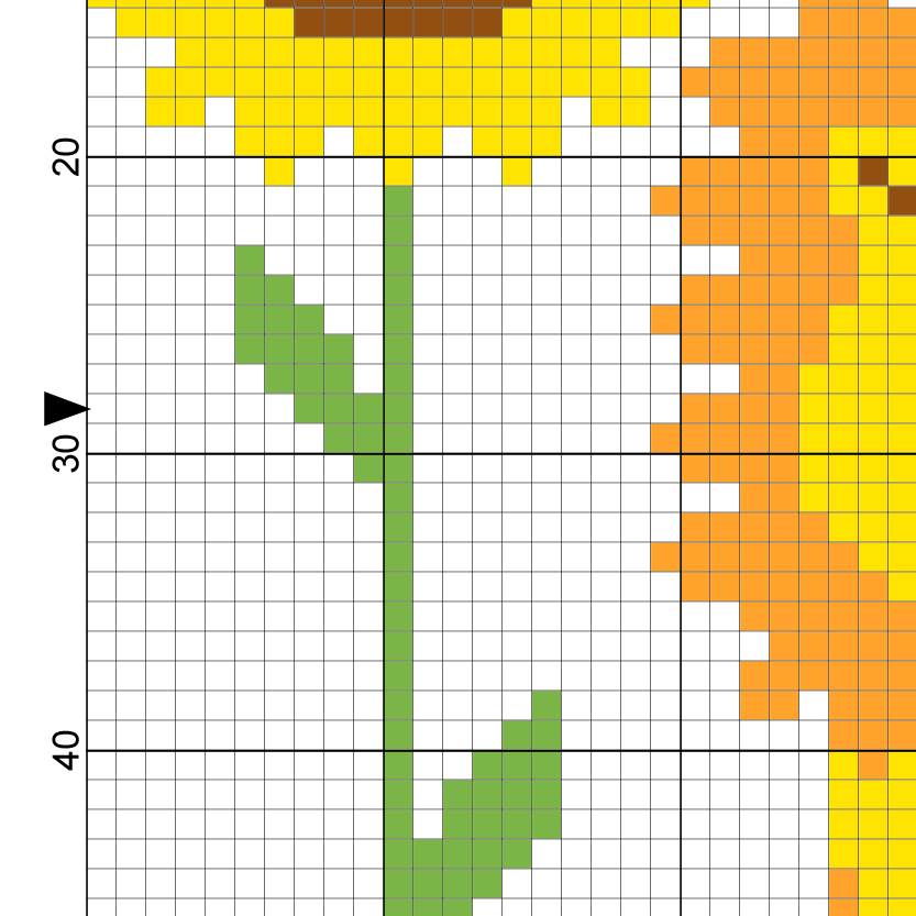 Featured image of post Printable Sunflower Cross Stitch Pattern / To unpack zip files you may use winzip© program.