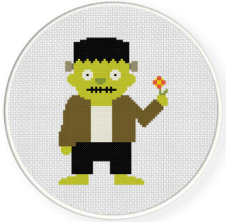 Monster Boo Cross Stitch Pattern