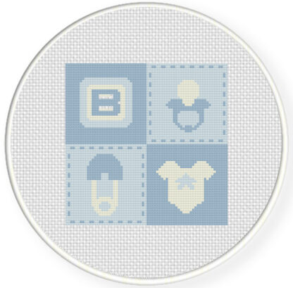 Baby Boy Quilt Cross Stitch Pattern – Daily Cross Stitch
