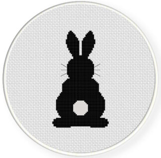 Behind a Rabbit Cross Stitch Pattern