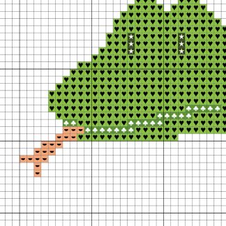 Charts Club Members Only: Green Snake Cross Stitch Pattern – Daily ...