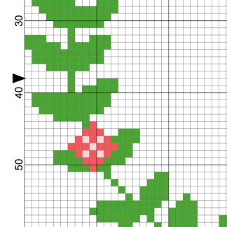 Laurel Cross Stitch Pattern – Daily Cross Stitch