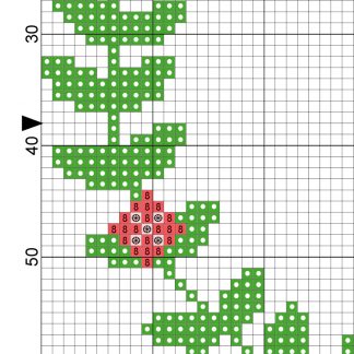 Laurel Cross Stitch Pattern – Daily Cross Stitch