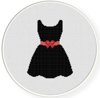 Pretty Dress Cross Stitch Pattern