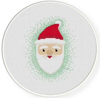 Happy Santa Cross Stitch Pattern