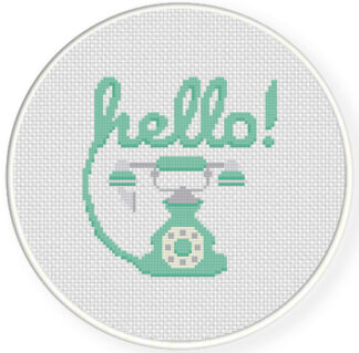 Hello! Cross Stitch Pattern