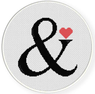 Charts Club Members Only: Ampersand Cross Stitch Pattern