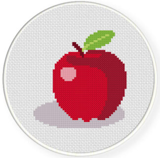 Simple Apple Cross Stitch Pattern