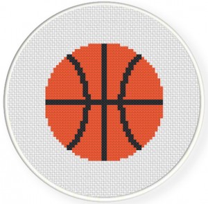 BasketBall Cross Stitch Pattern Craftsy Cross Stitch Embroidery