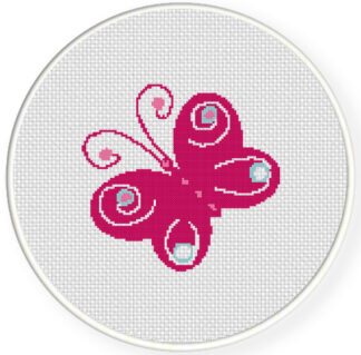 Charts Club Members Only: Beautiful Butterfly Cross Stitch Pattern