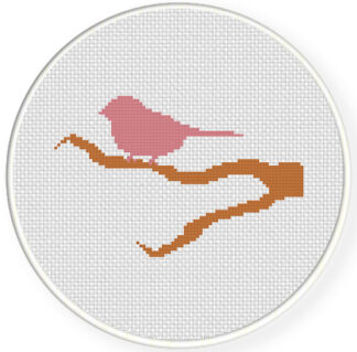 Charts Club Members Only: Bird On A Branch Cross Stitch Pattern