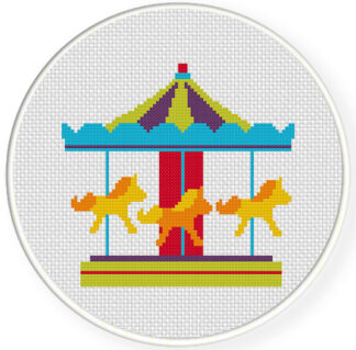 Charts Club Members Only: Carousel Cross Stitch Pattern