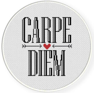 Carpe Diem Cross Stitch Pattern